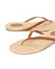 Staud Women's Freja Suede-Raffia Flat Sandals - 4