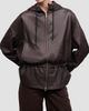 STAUD Women's Gondola Hooded Leather Jacket - 4