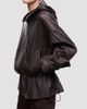 STAUD Women's Gondola Hooded Leather Jacket - 5