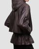 STAUD Women's Gondola Hooded Leather Jacket - 7
