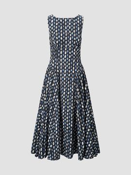 Staud Women's Gwen Printed Midi Dress