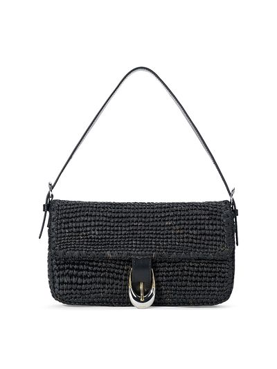 Staud Women's Harlow Raffia Shoulder Bag