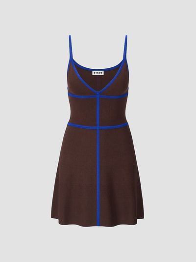 Staud Women's Jaquelin Bonded Mini Dress