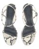 Staud Women's Laurel 70MM Snake-Embossed Leather Sandals - 4