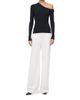 Staud Women's Lois Rib-Knit One-Shoulder Top - 2