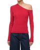 Staud Women's Lois Rib-Knit One-Shoulder Top - 4