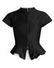 Staud Women's Maelle Wool-Blend Peplum Top - 1
