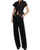 Staud Women's Maelle Wool-Blend Peplum Top - 2