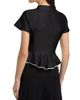 Staud Women's Maelle Wool-Blend Peplum Top - 5