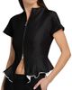 Staud Women's Maelle Wool-Blend Peplum Top - 6