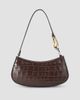STAUD Women's Ollie Croc-Embossed Leather Shoulder Bag - 1