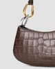 STAUD Women's Ollie Croc-Embossed Leather Shoulder Bag - 3