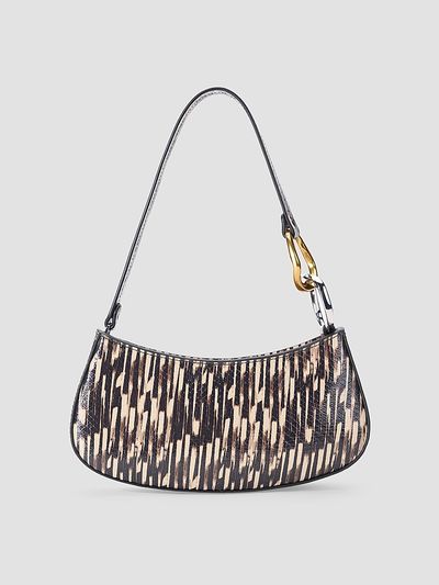 STAUD Women's Ollie Printed Embossed Leather Shoulder Bag
