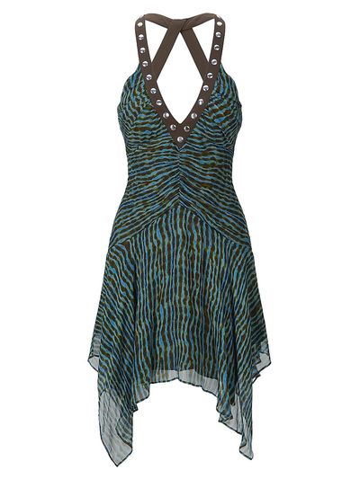 Staud Women's Olympia Abstract Printed A-Line Minidress