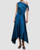Staud Women's Portia Silk Asymmetric Midi Dress - 2