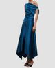 Staud Women's Portia Silk Asymmetric Midi Dress - 3