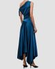 Staud Women's Portia Silk Asymmetric Midi Dress - 4