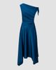 Staud Women's Portia Silk Asymmetric Midi Dress - 6