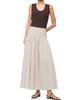 Staud Women's Procide Pinstriped Stretch-Cotton Midi-Skirt - 2