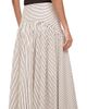 Staud Women's Procide Pinstriped Stretch-Cotton Midi-Skirt - 6