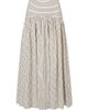 Staud Women's Procide Pinstriped Stretch-Cotton Midi-Skirt - 7