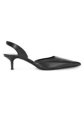 Staud Women's Sebastian 40MM Leather Slingback Pumps