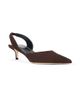 Staud Women's Sebastian 55MM Suede Slingback Pumps - 2