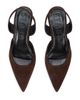 Staud Women's Sebastian 55MM Suede Slingback Pumps - 4