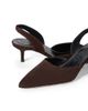 Staud Women's Sebastian 55MM Suede Slingback Pumps - 5