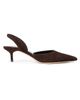 Staud Women's Sebastian 55MM Suede Slingback Pumps - 6