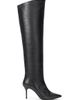 Staud Women's Sebastian 75MM Leather Over-The-Knee Boots - 6
