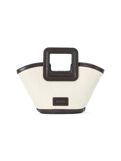 Staud Women's Shirley Mini Two-Tone Bucket Bag