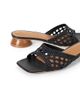 Staud Women's Simone Crochet 35MM Leather Sandals - 4