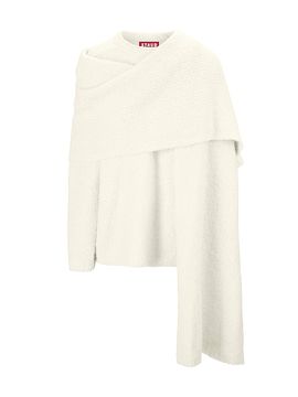 Staud Women's Siren Scarf-Detailed Bouclé Yarn Sweater