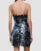 STAUD Women's Sur Sequin Square-Neck Mini Dress - 4