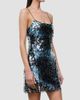 STAUD Women's Sur Sequin Square-Neck Mini Dress - 5