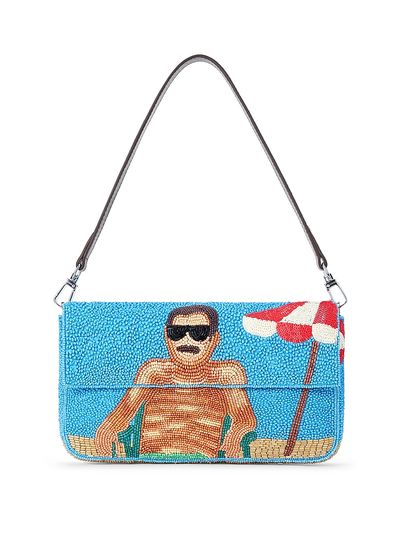 Staud Women's Timmy Sundaze Convertible Beaded Shoulder Bag