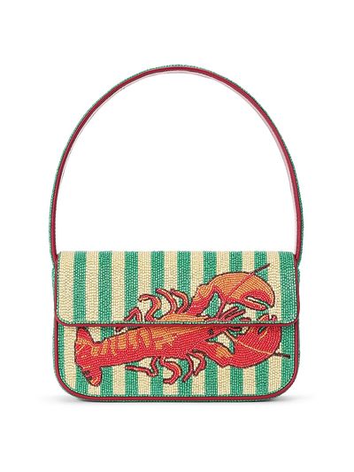 Staud Women's Tommy Summer Lobster-Beaded Shoulder Bag