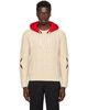 Stefan Cooke Stefan Cooke Beige Hooded Cable Sweater - 1
