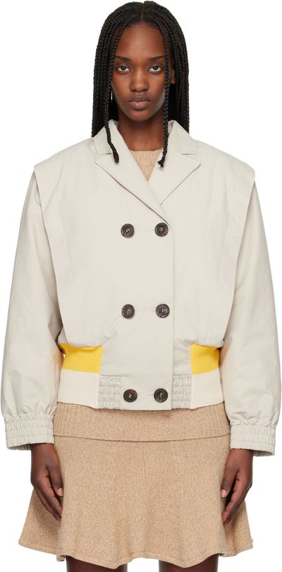 Stefan Cooke Stefan Cooke Beige Joni Jacket