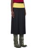 Stefan Cooke Stefan Cooke Black Match Midi Skirt - 2