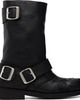 Stefan Cooke Stefan Cooke Black Pegasus Biker Boots - 1