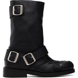Stefan Cooke Stefan Cooke Black Pegasus Biker Boots