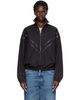 Stefan Cooke Stefan Cooke Black Pinking Corded Jacket - 1