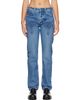 Stefan Cooke Stefan Cooke Blue Braided Jeans - 1