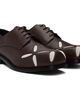 Stefan Cooke Stefan Cooke Brown Slashed Square Toe Derbys - 4