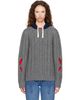 Stefan Cooke Stefan Cooke Gray Cable Hoodie - 1