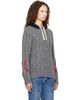 Stefan Cooke Stefan Cooke Gray Cable Hoodie - 2