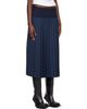 Stefan Cooke Stefan Cooke Navy Match Midi Skirt - 2