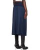 Stefan Cooke Stefan Cooke Navy Match Midi Skirt - 3